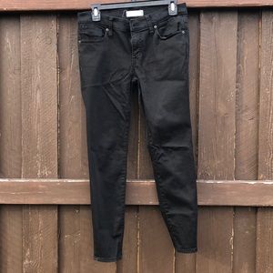 Madewell Black 8” Skinny Jeans
